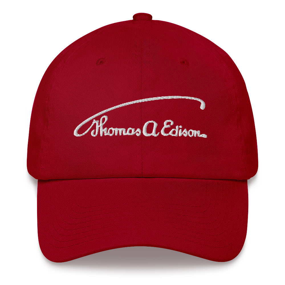 Thomas Alva Edison Signature Hat