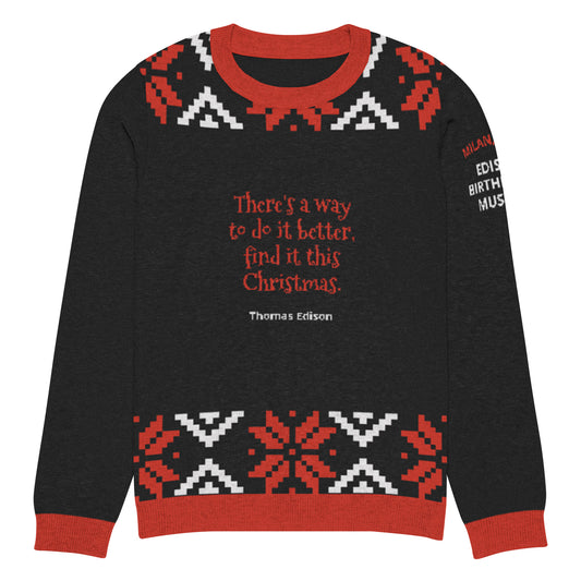 There's A Way To Do It Better Christmas Sweater