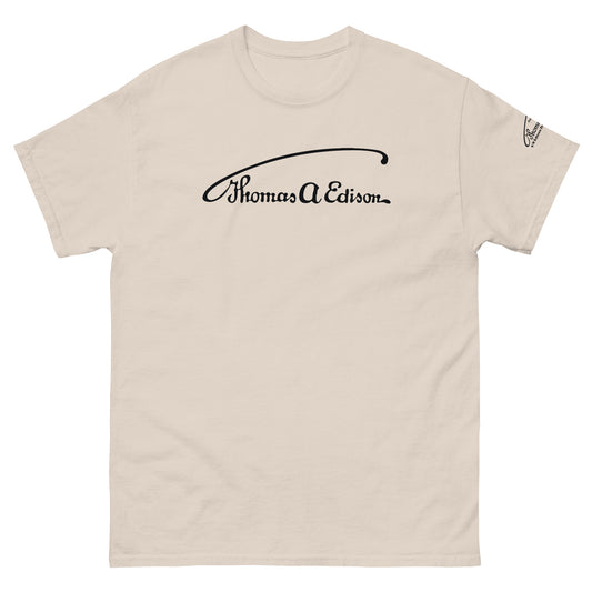 Thomas Alva Edison Signature T-Shirt