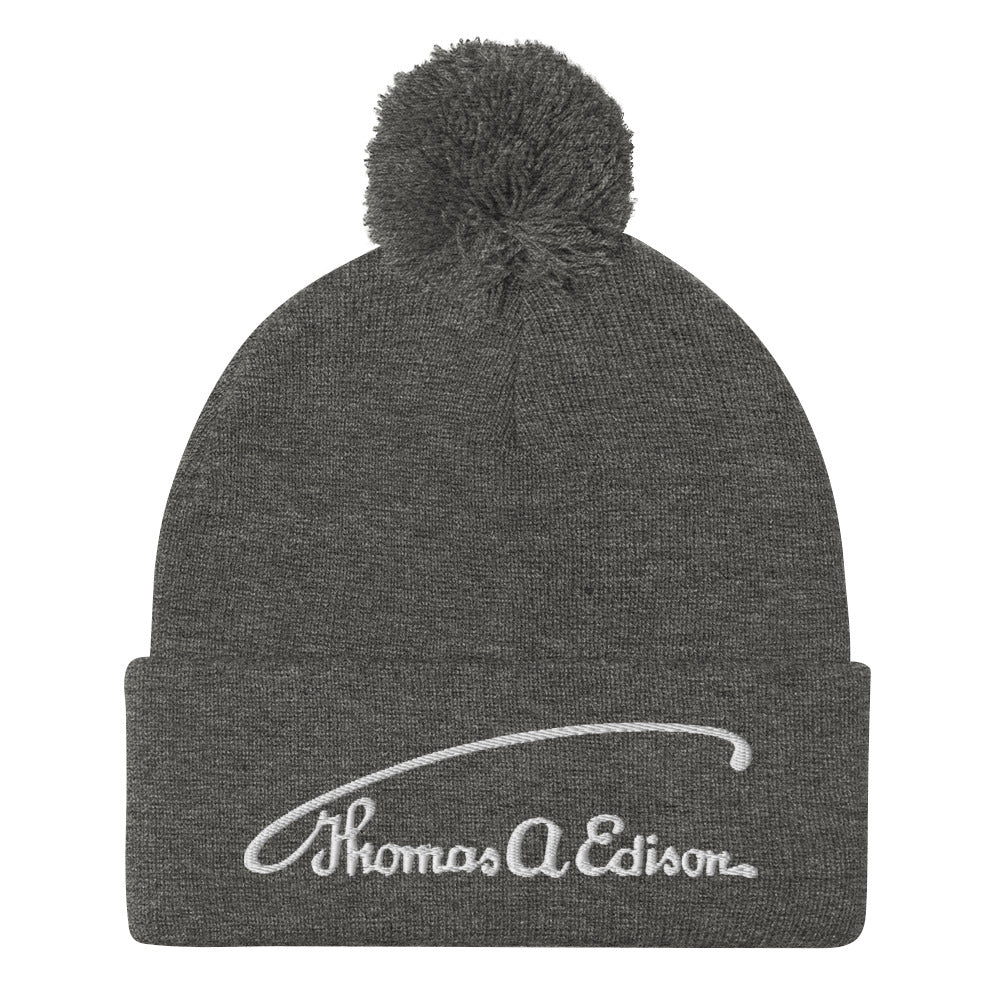 Thomas Edison Signature Puff Beanie