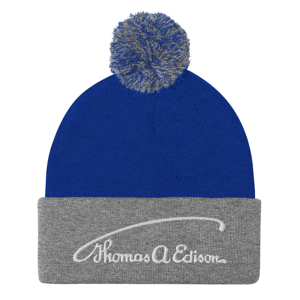 Thomas Edison Signature Puff Beanie