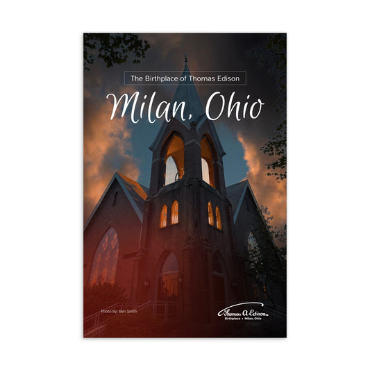 Milan, Ohio Birthplace of Thomas Edison Postcard