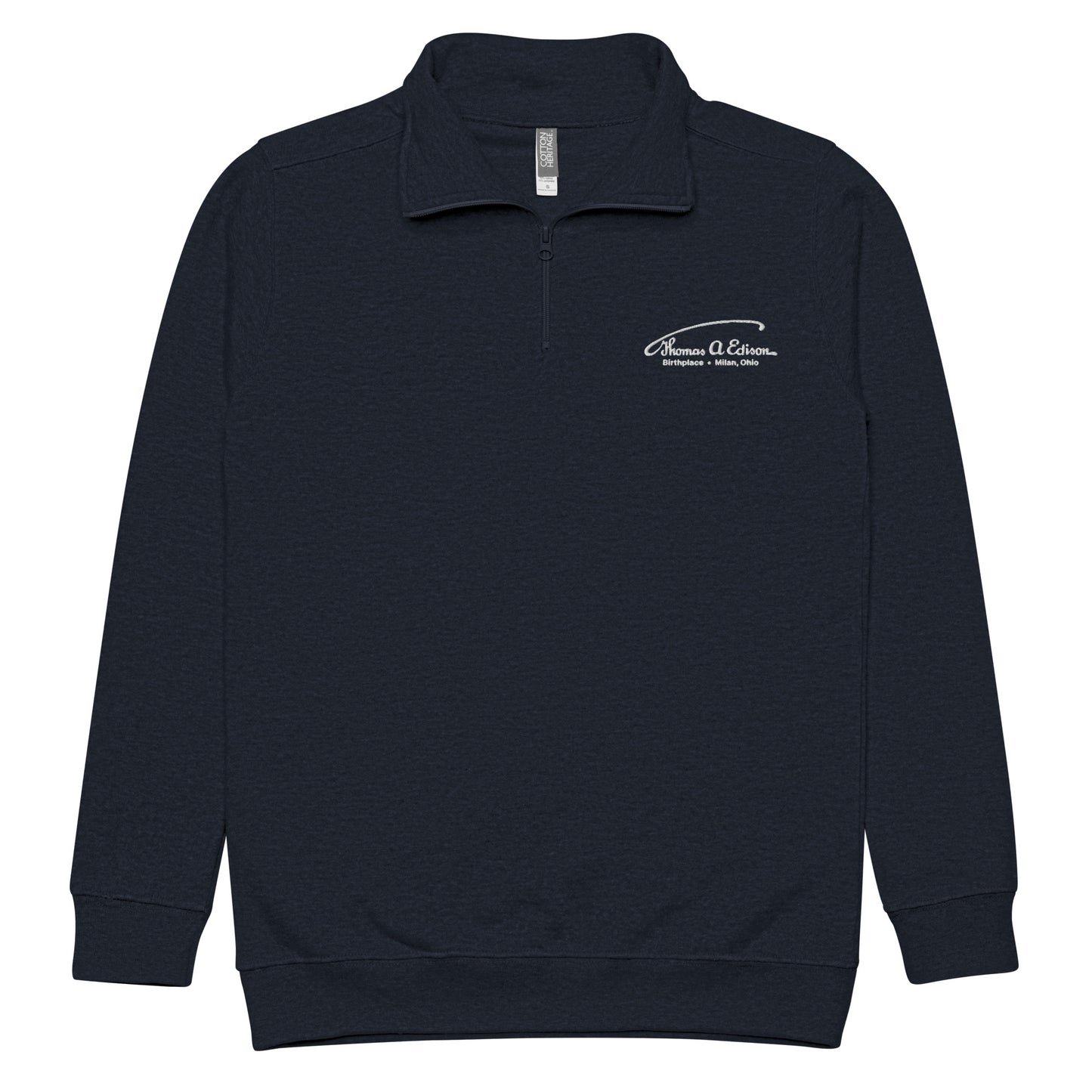 Embroidered Branded Fleece Pullover